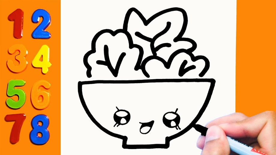 salad clipart easy