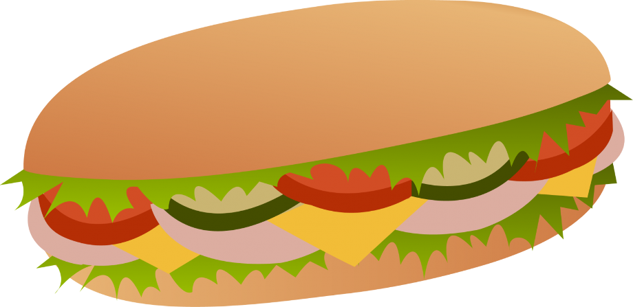 sandwich clipart footlong