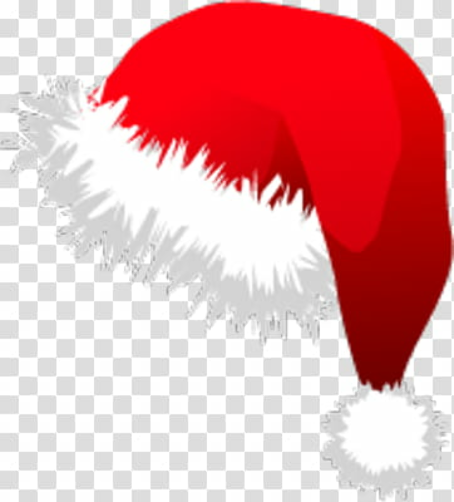 christmas hat transparent tilted