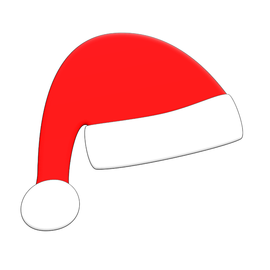 Download High Quality santa hat clipart printable Transparent PNG