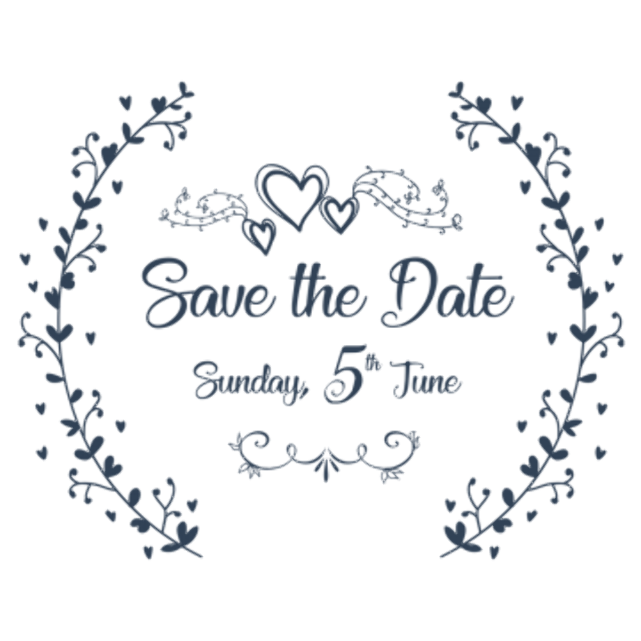 save the date clipart wedding