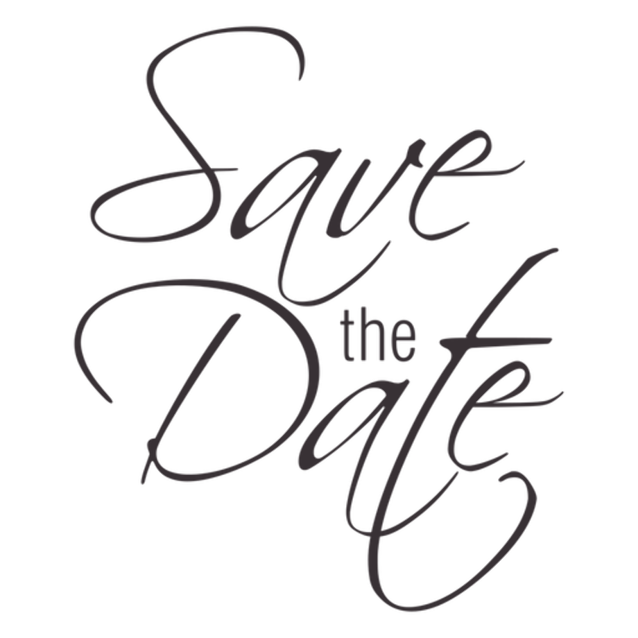 Download High Quality Save The Date Clipart White Transparent PNG 