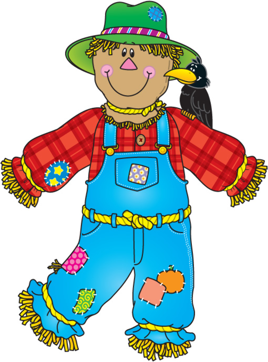 scarecrow clipart colorful