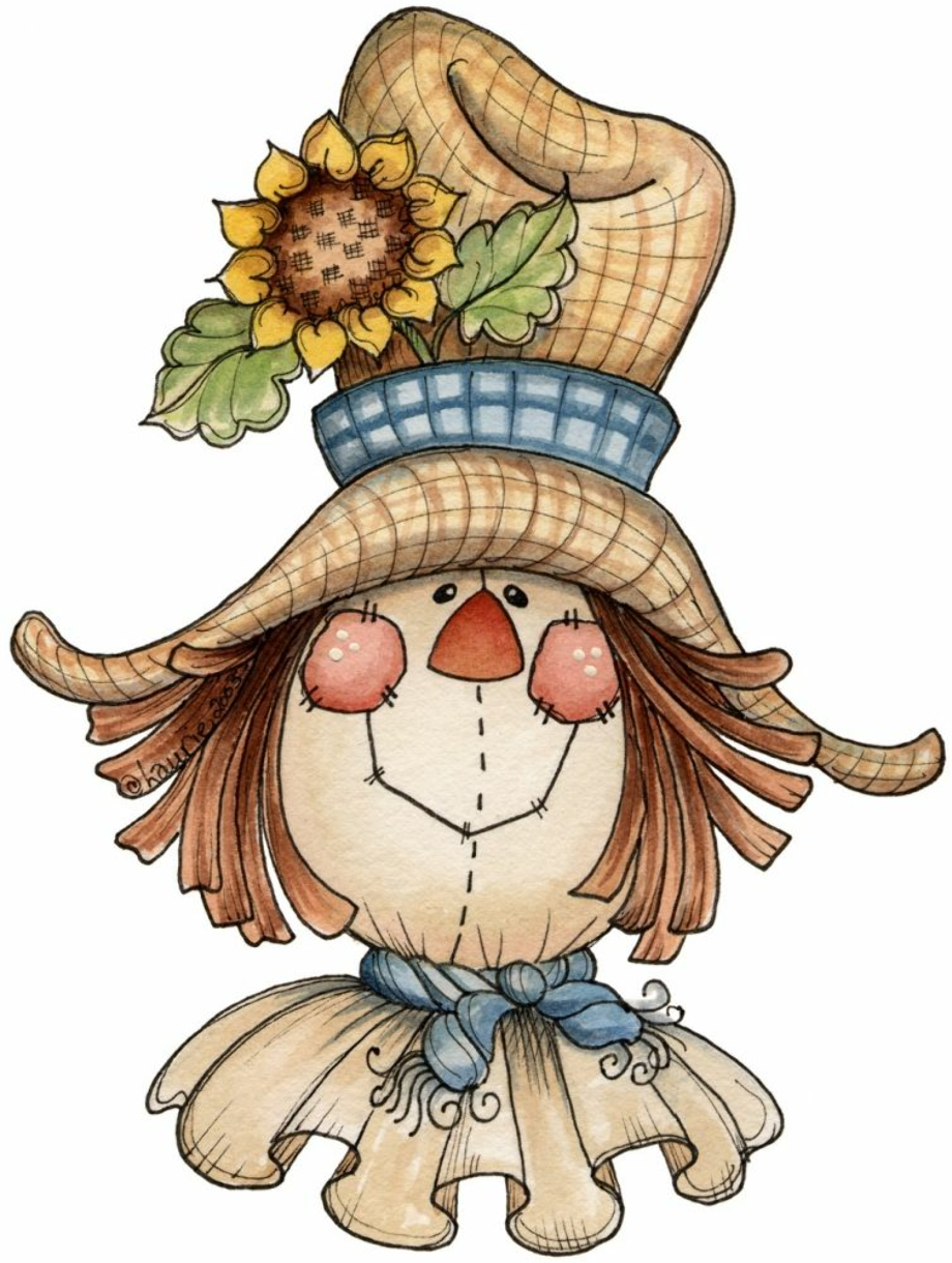 scarecrow clipart drawing