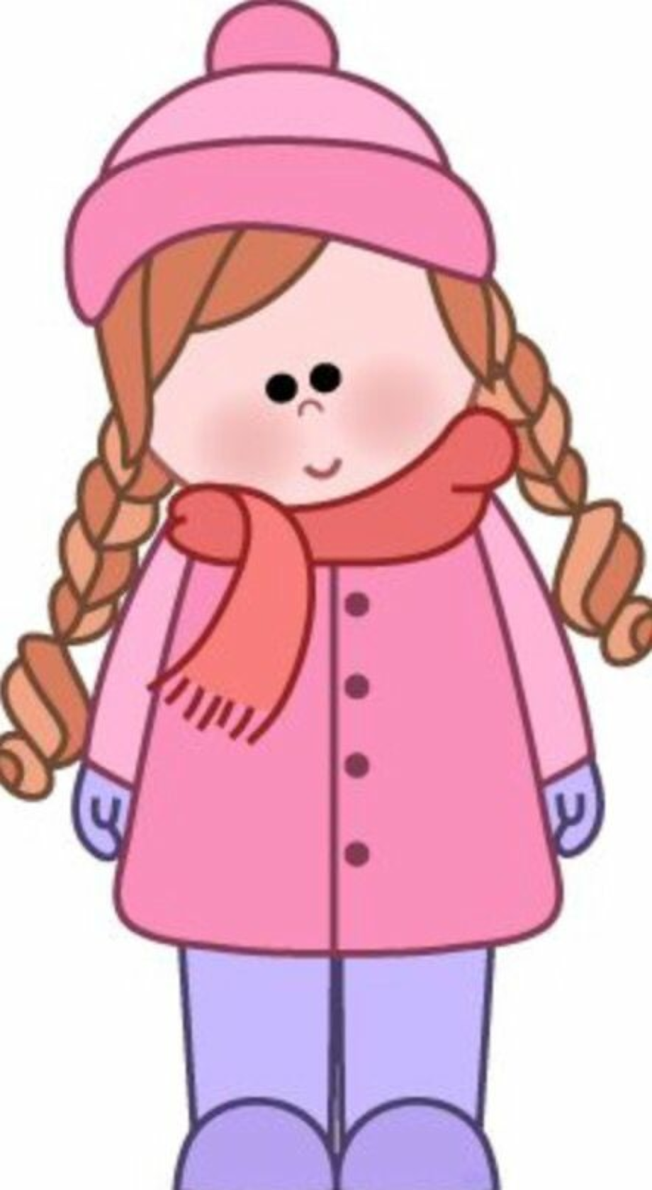 scarf clipart woman