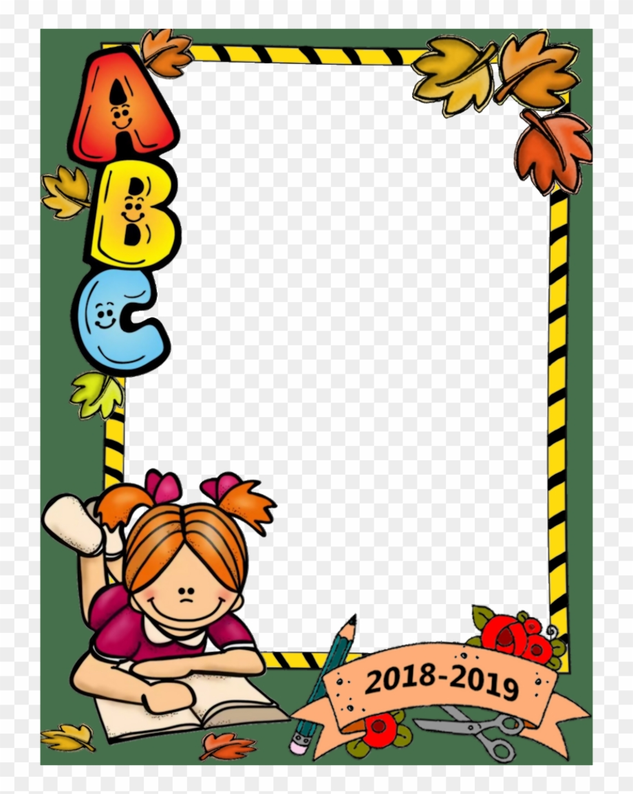 back to school clipart border