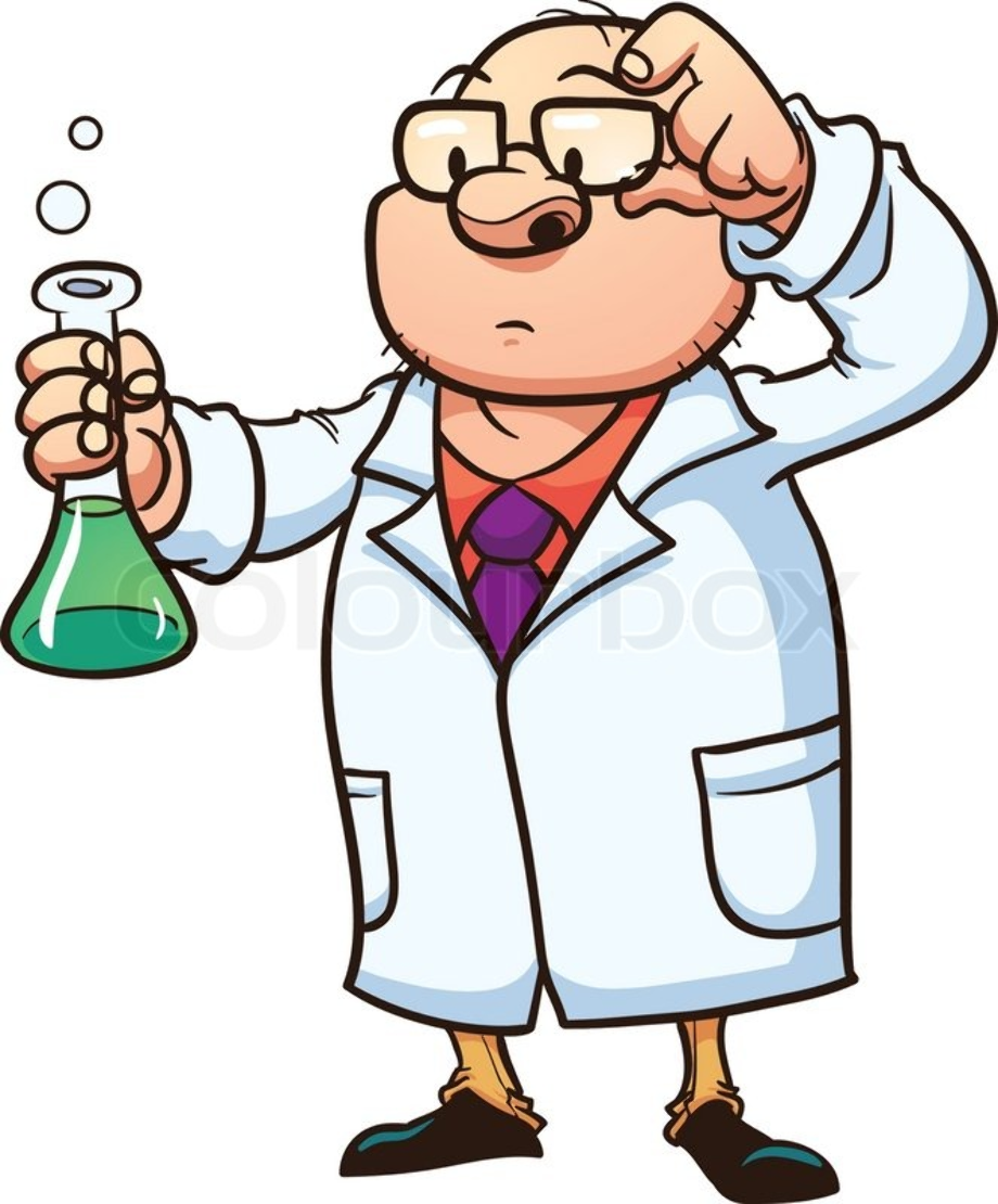 scientist clipart easy
