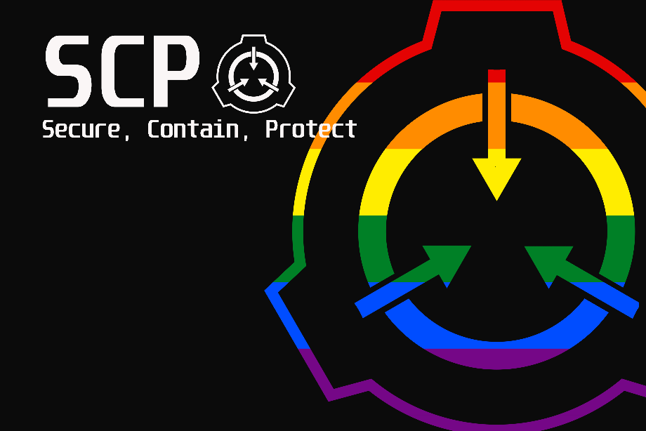 scp logo rainbow
