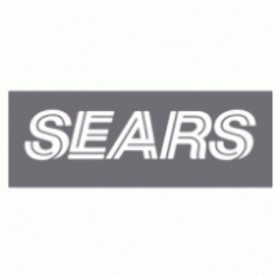 sears logo white