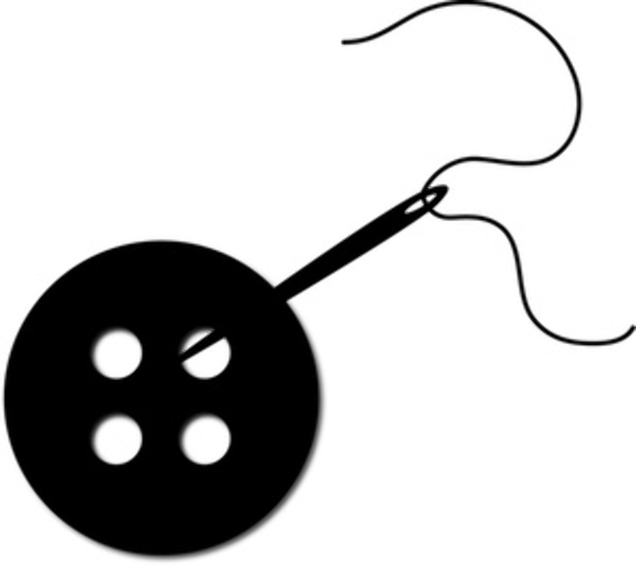sewing clipart black