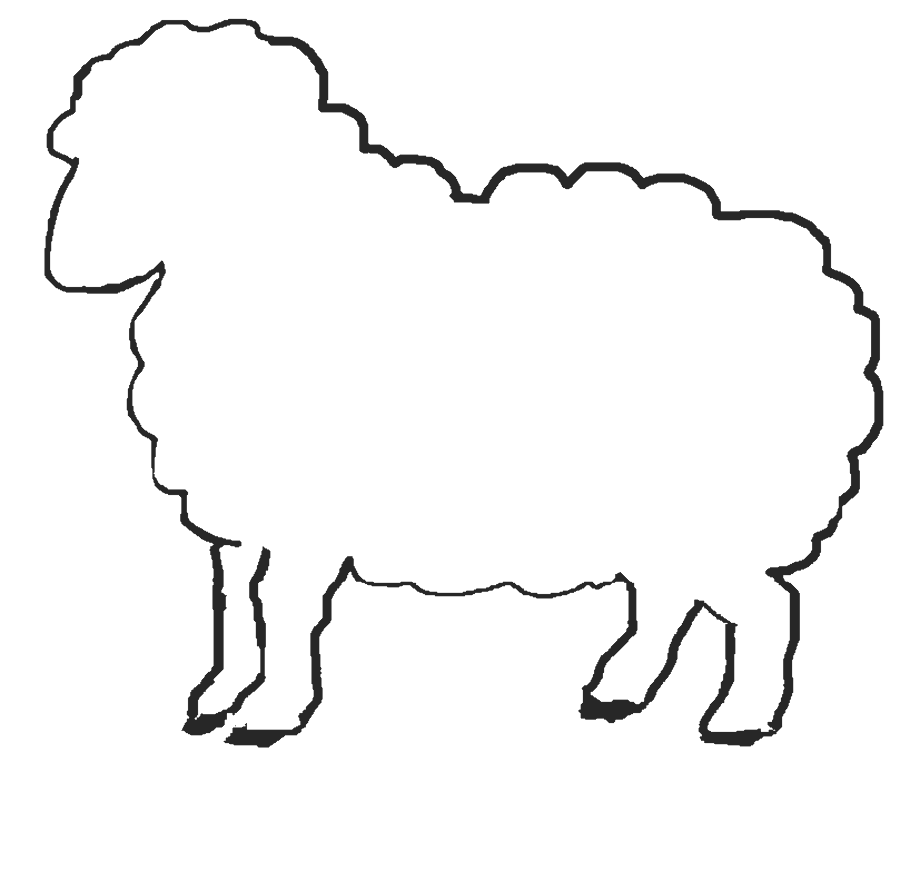Download High Quality sheep clipart printable Transparent PNG Images