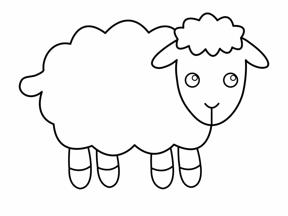 Sheep clipart printable.