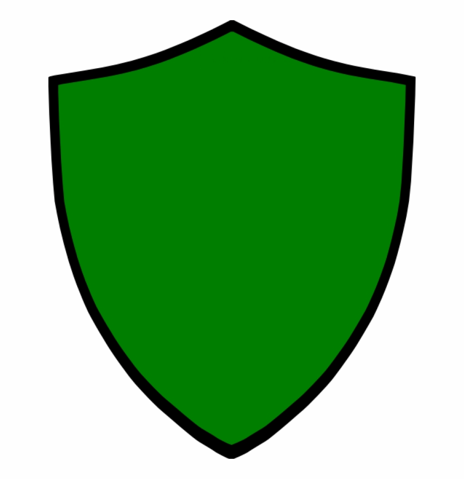 shield clipart green