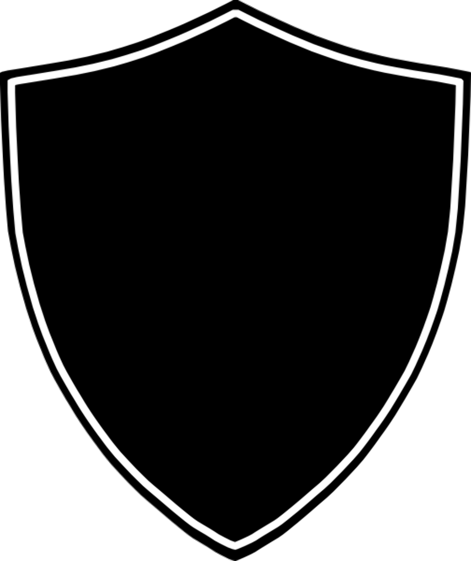 shield clipart black