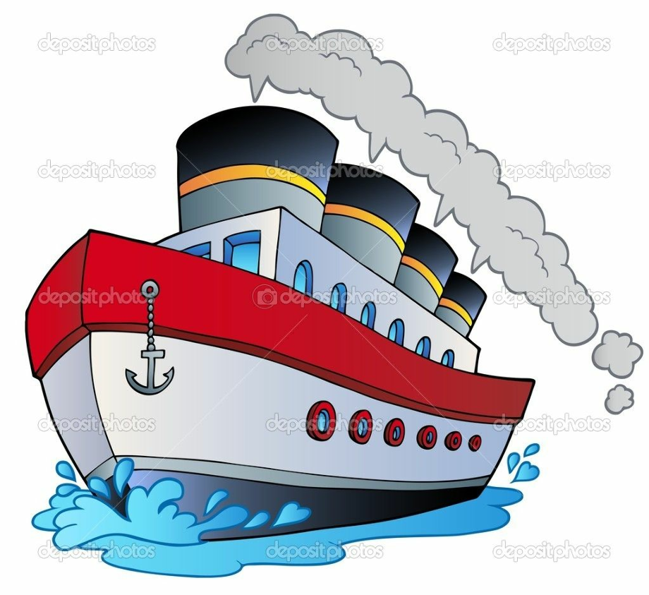ship clipart cartoon