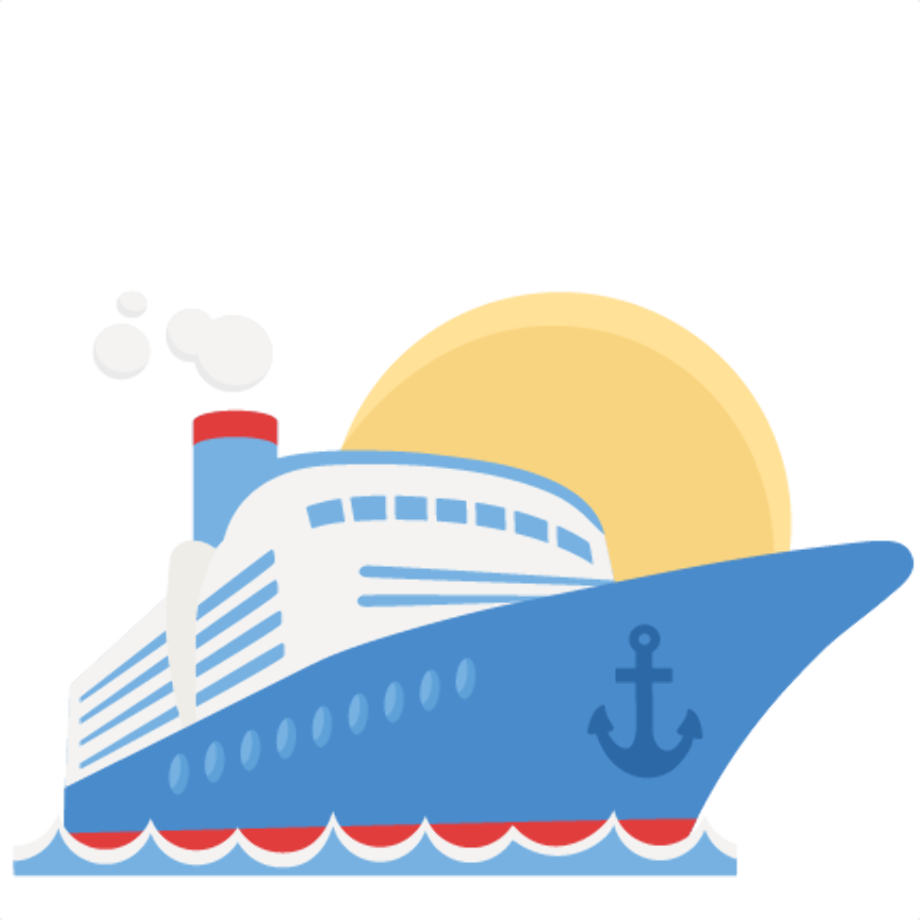 cartoon cruise ship png