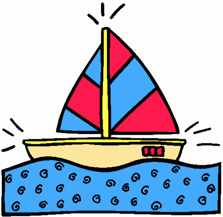 sailboat clipart kids