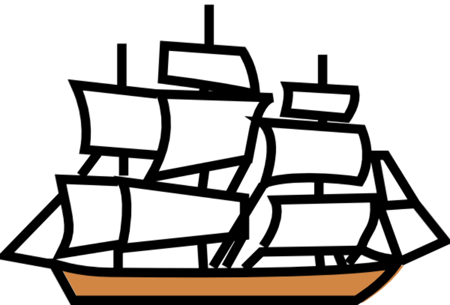 Download High Quality ship clipart first fleet Transparent PNG Images ... Simple Ship Silhouette