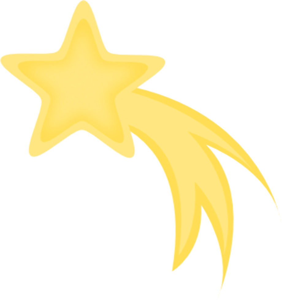 Download High Quality shooting star clipart shining Transparent PNG