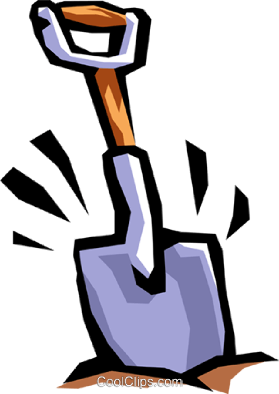 shovel clipart digging