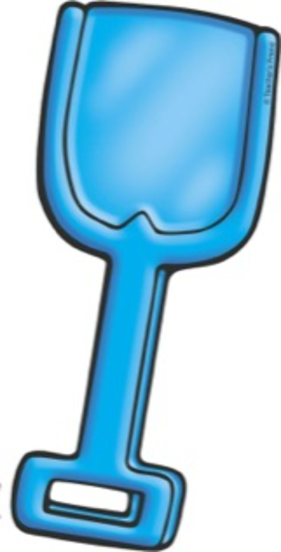 shovel clipart blue