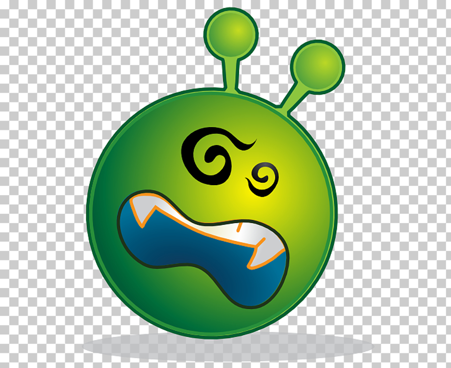 sick clipart green