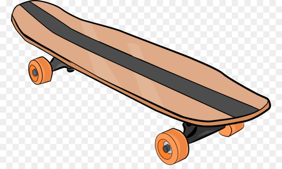 skateboard clipart longboard