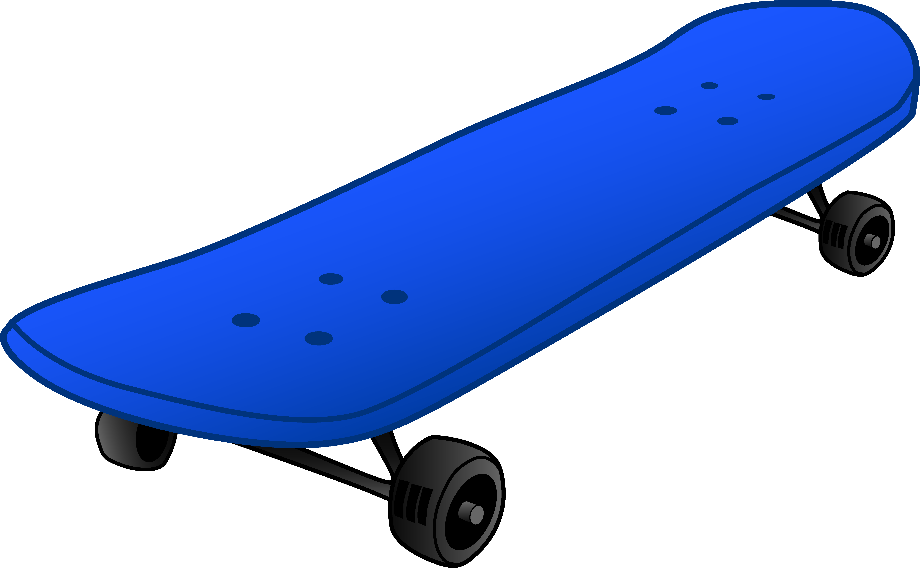 skateboard clipart