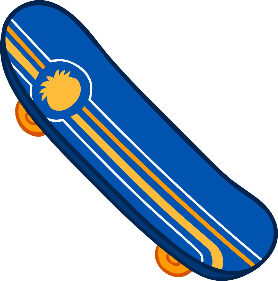 Download High Quality Skateboard Clipart Blue Transparent Png Images