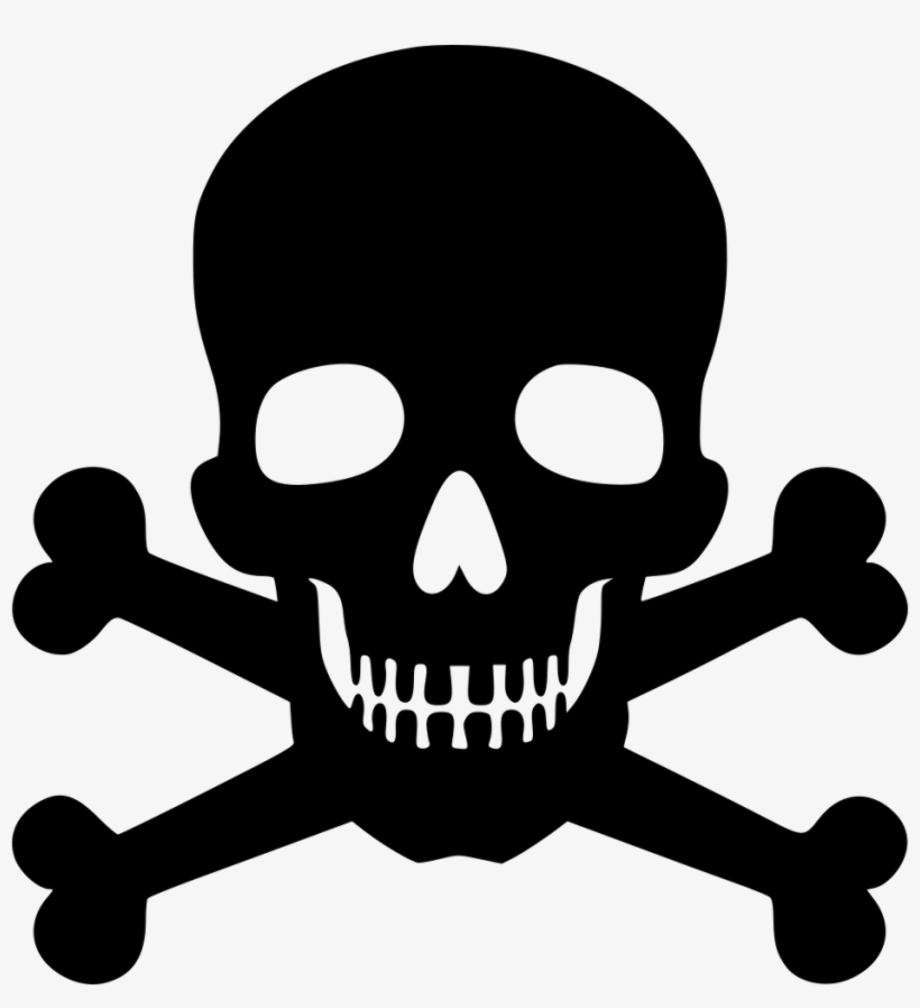 Download High Quality skull and crossbones clipart danger Transparent ...