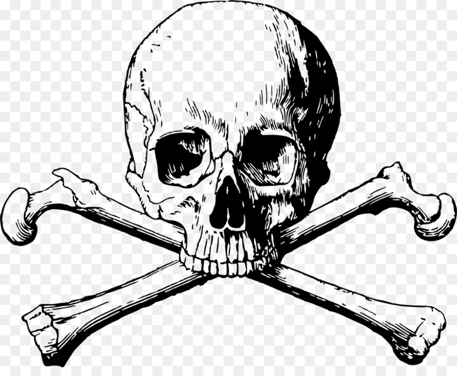 Download High Quality skull and crossbones clipart drawing Transparent PNG Images Art Prim