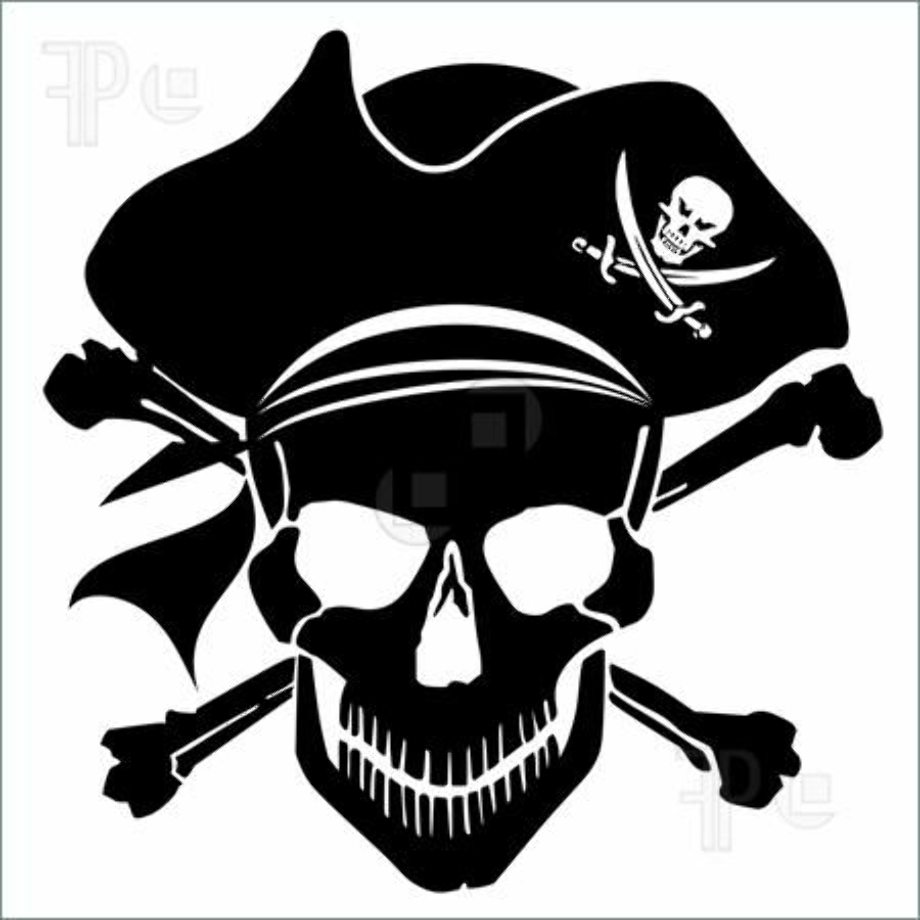 pirate clip art skull