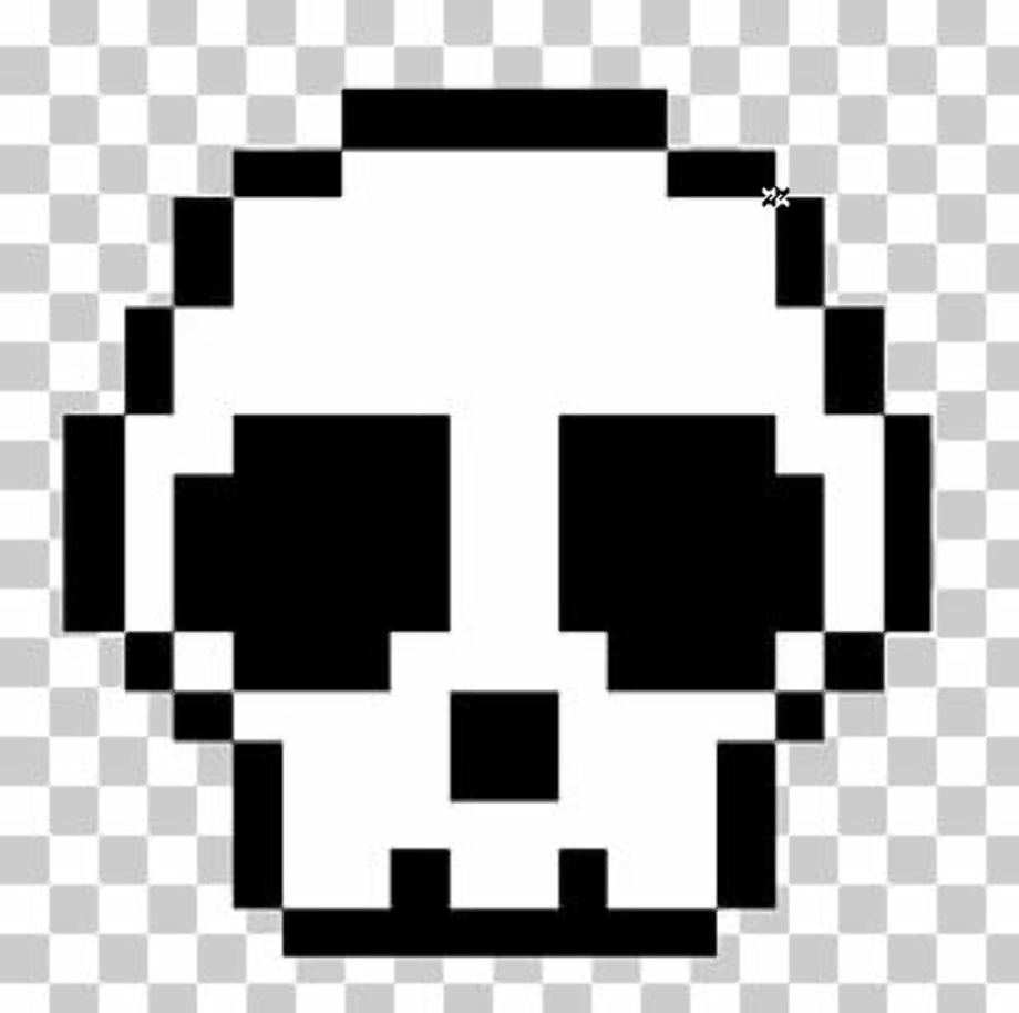 Minecraft Skull Pixel Art Halloween Pixel Art Meanlilg