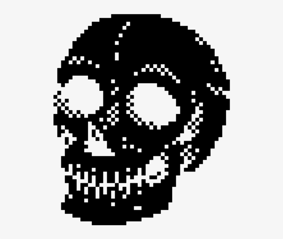 Download High Quality skull transparent pixel art Transparent PNG.