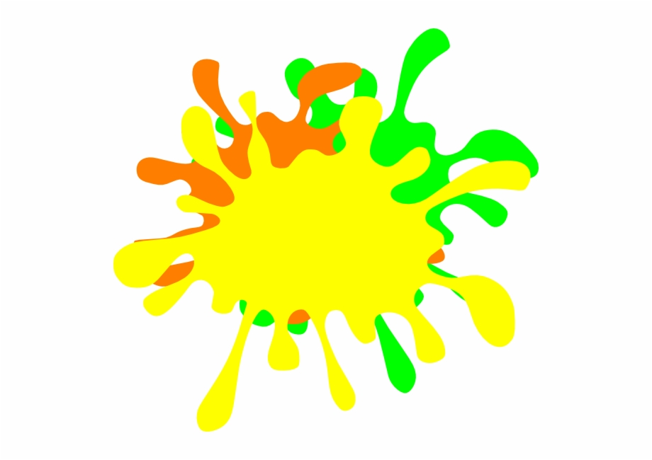 slime clipart orange