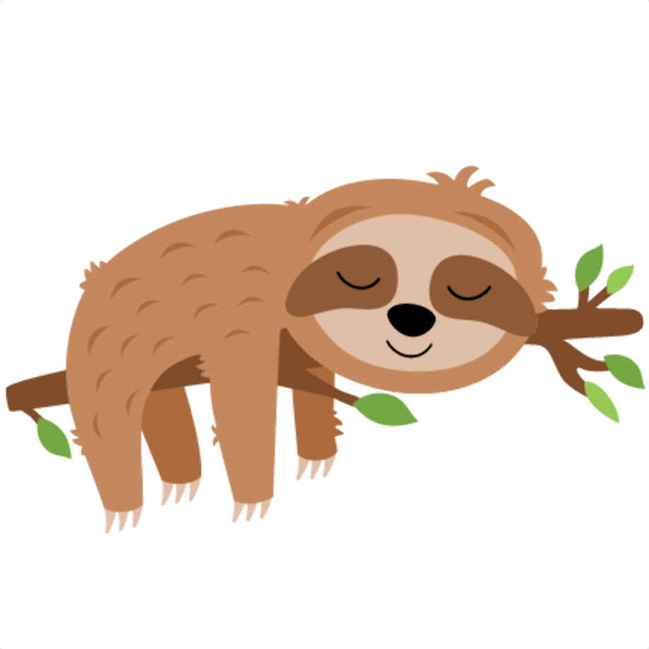 graphic river sloth