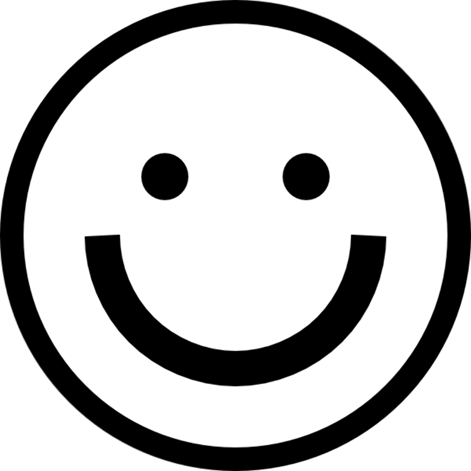 happy face clipart simple
