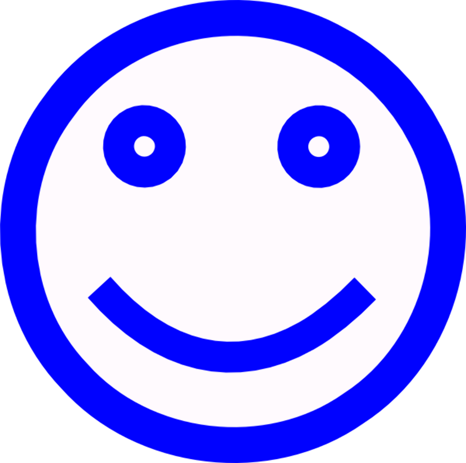 Download High Quality smiley face clipart blue Transparent PNG Images ...
