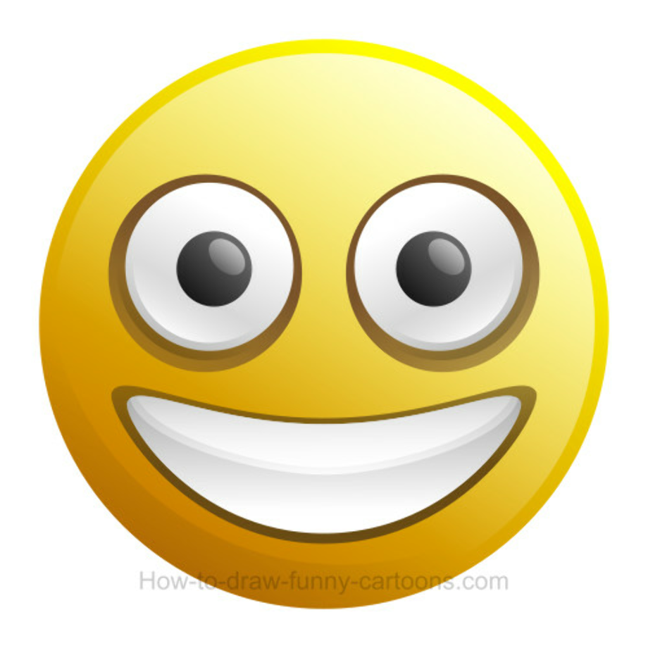 smiley face clipart drawn