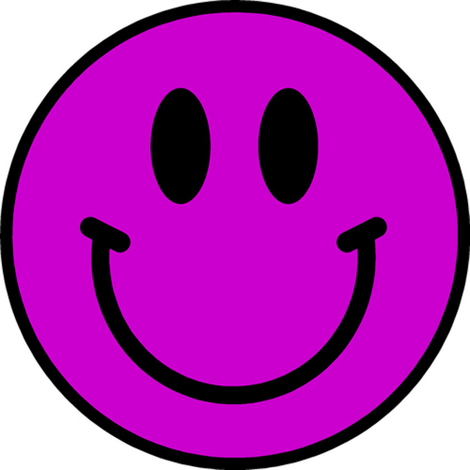 Download High Quality Smiley Face Clipart Purple Transparent Png Images
