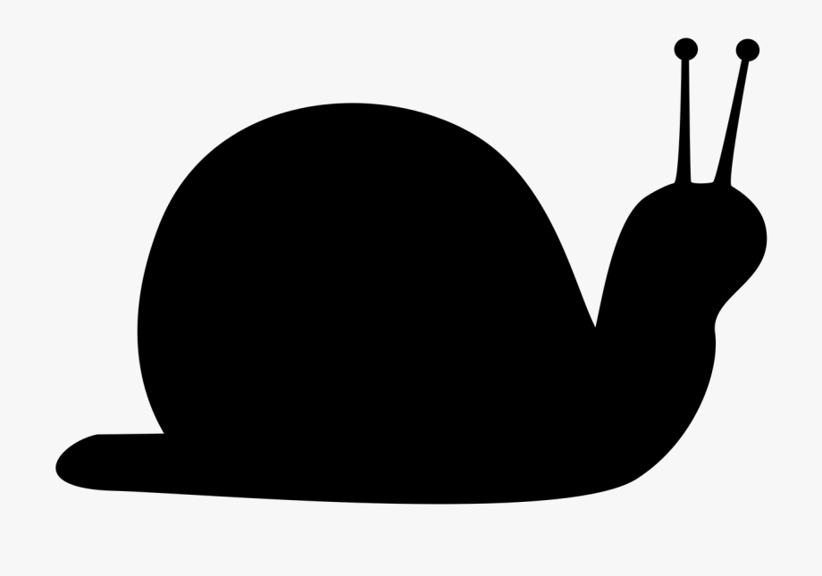 snail clipart silhouette