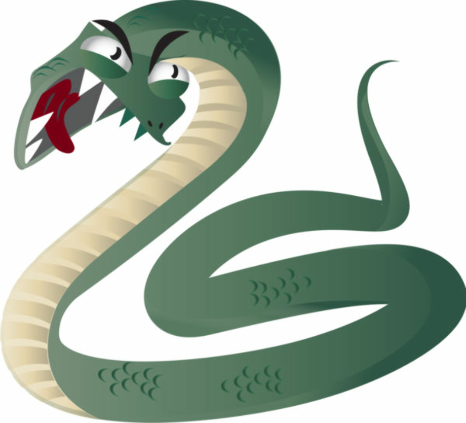 snake clipart evil