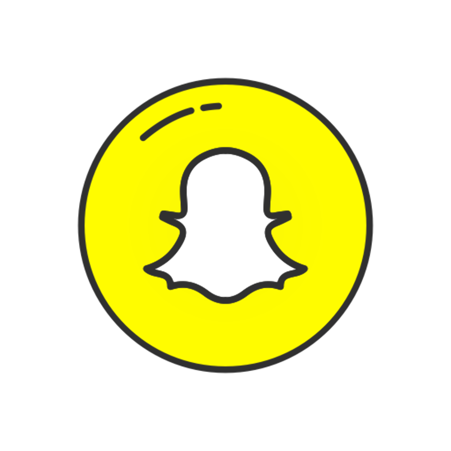 snapchat logo transparent drawn