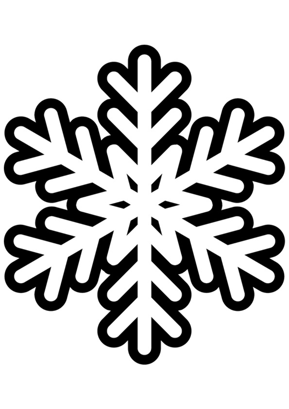 Download High Quality snowflake clipart black and white