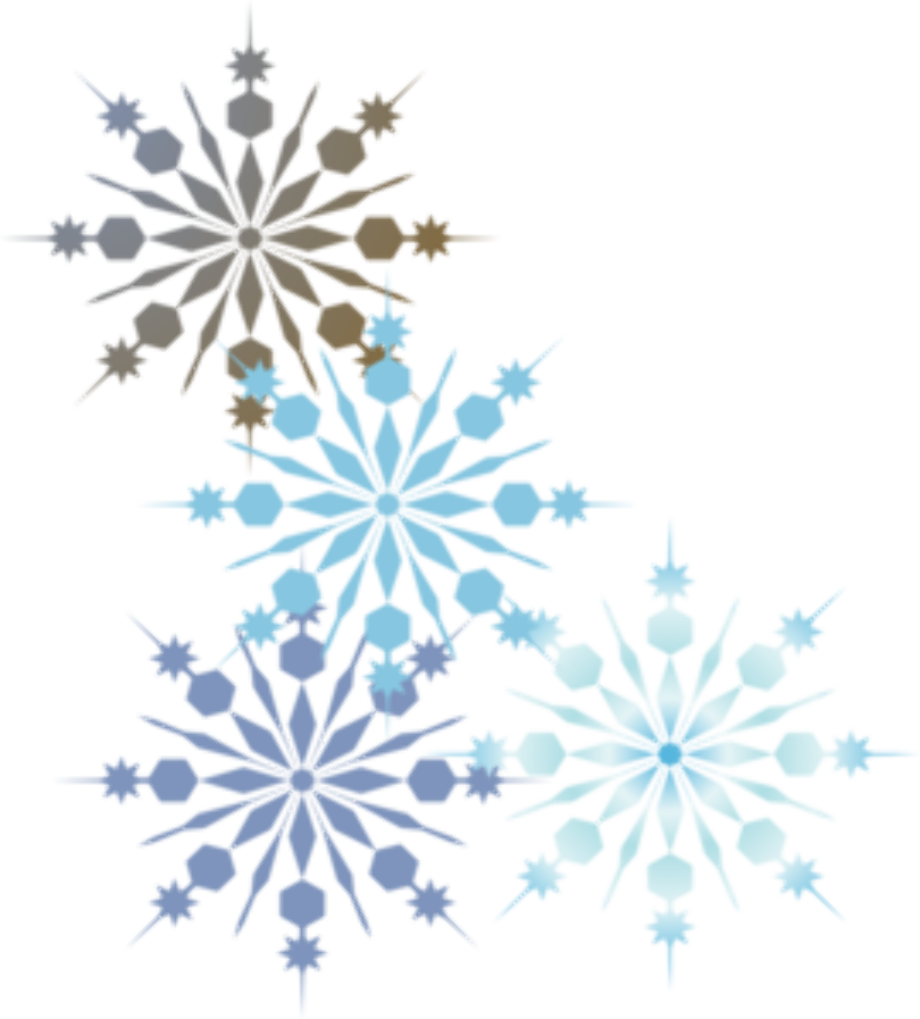 snowflake clipart border