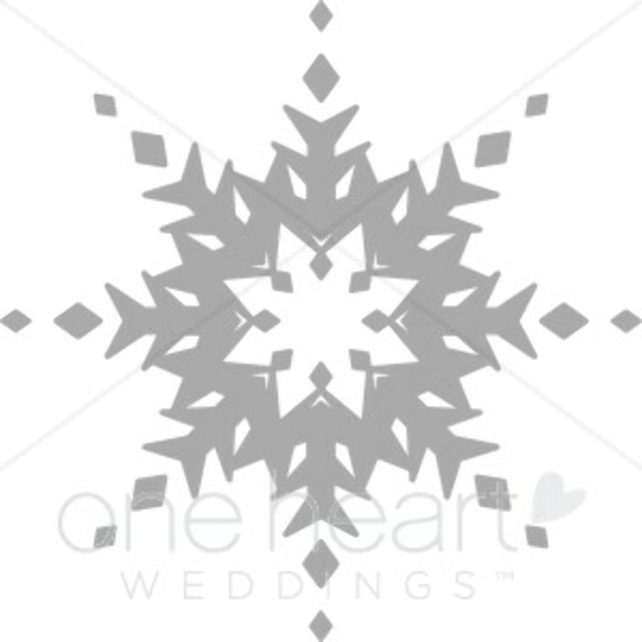 snowflake clipart gray