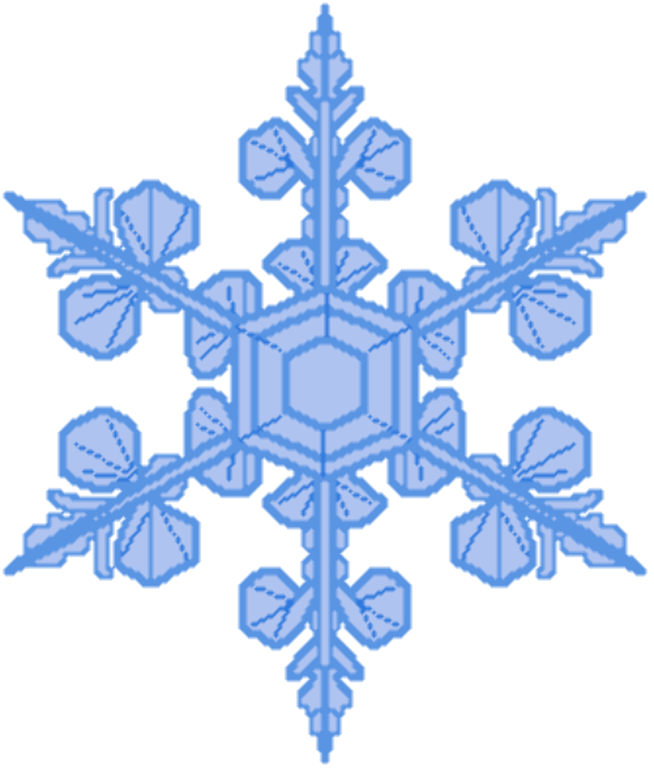 snowflake clipart transparent background