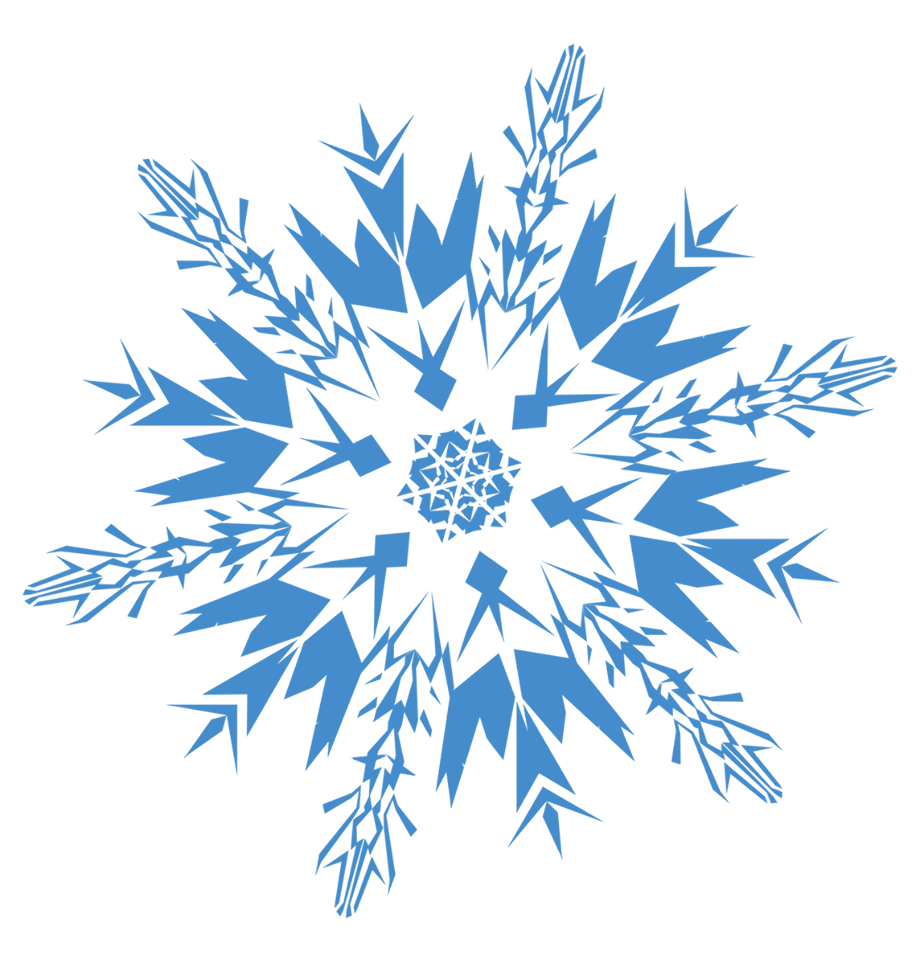 snowflake clipart transparent background