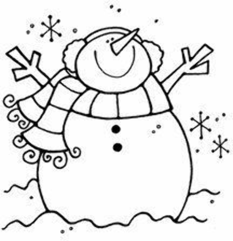 christmas clipart black and white cute