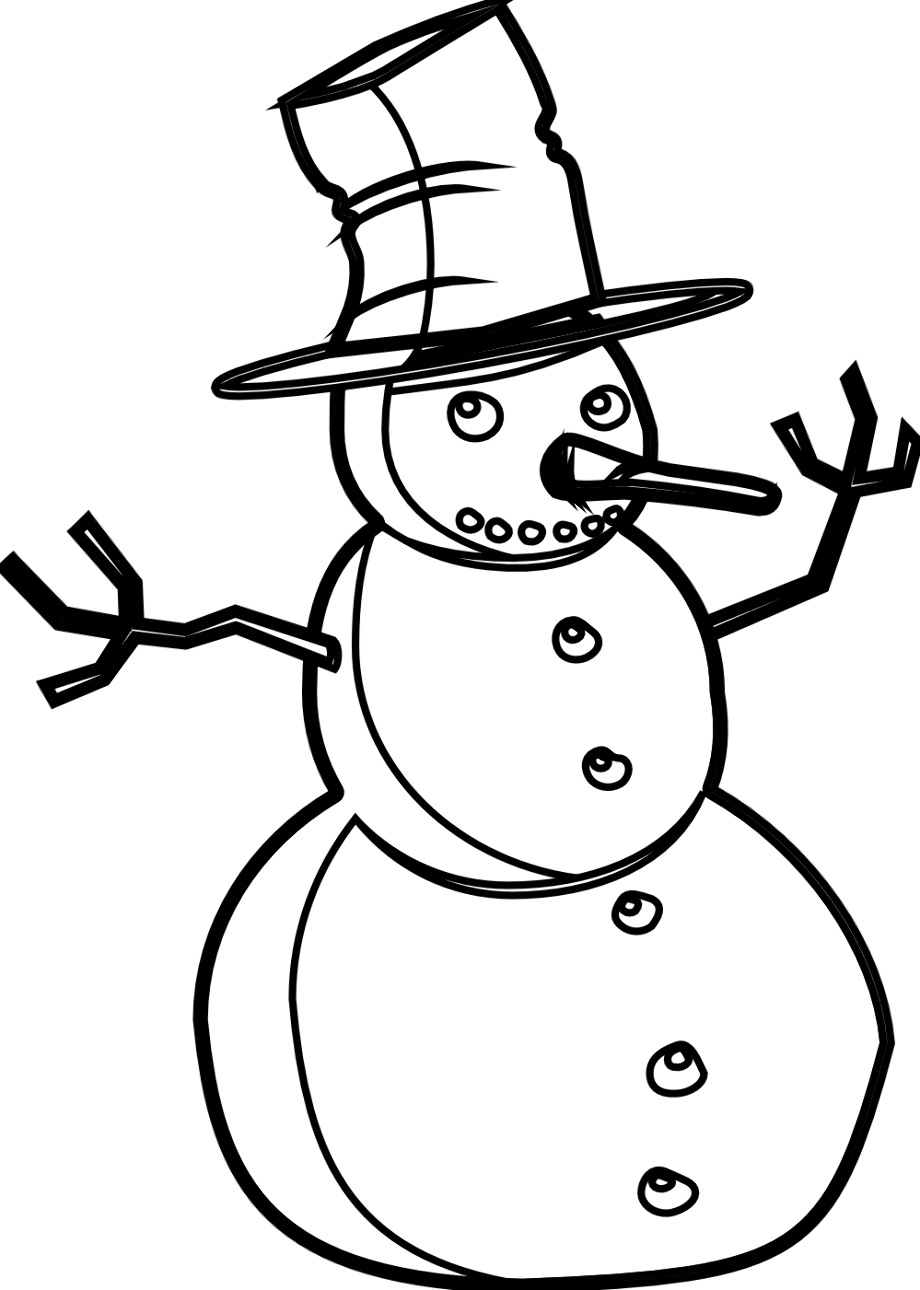 christmas clipart black and white transparent